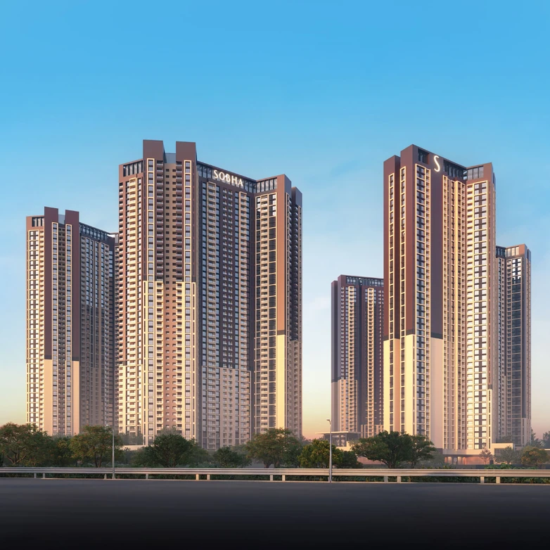 SOBHA OneWorld aerial view